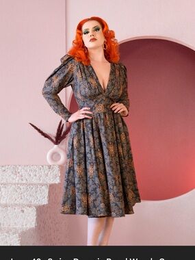 Laura Byrnes Hope Johnstun Luna Swing dress size 2x